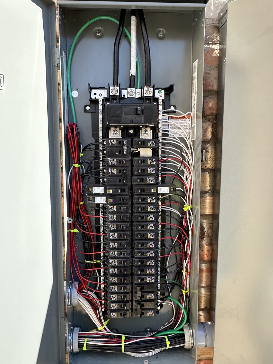 Electrical panel upgrade completed by Triple Eagle Electric in DFW TX